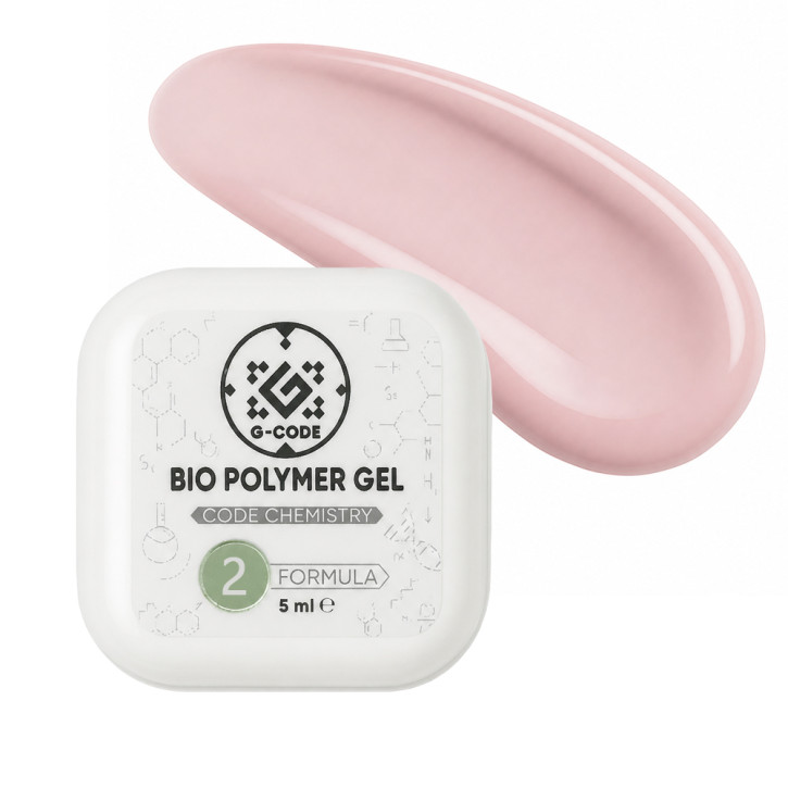 Bio Polymer Gel G-Code — біо-полімерний гель для укріплення та нарощування нігтів (професійний) #2